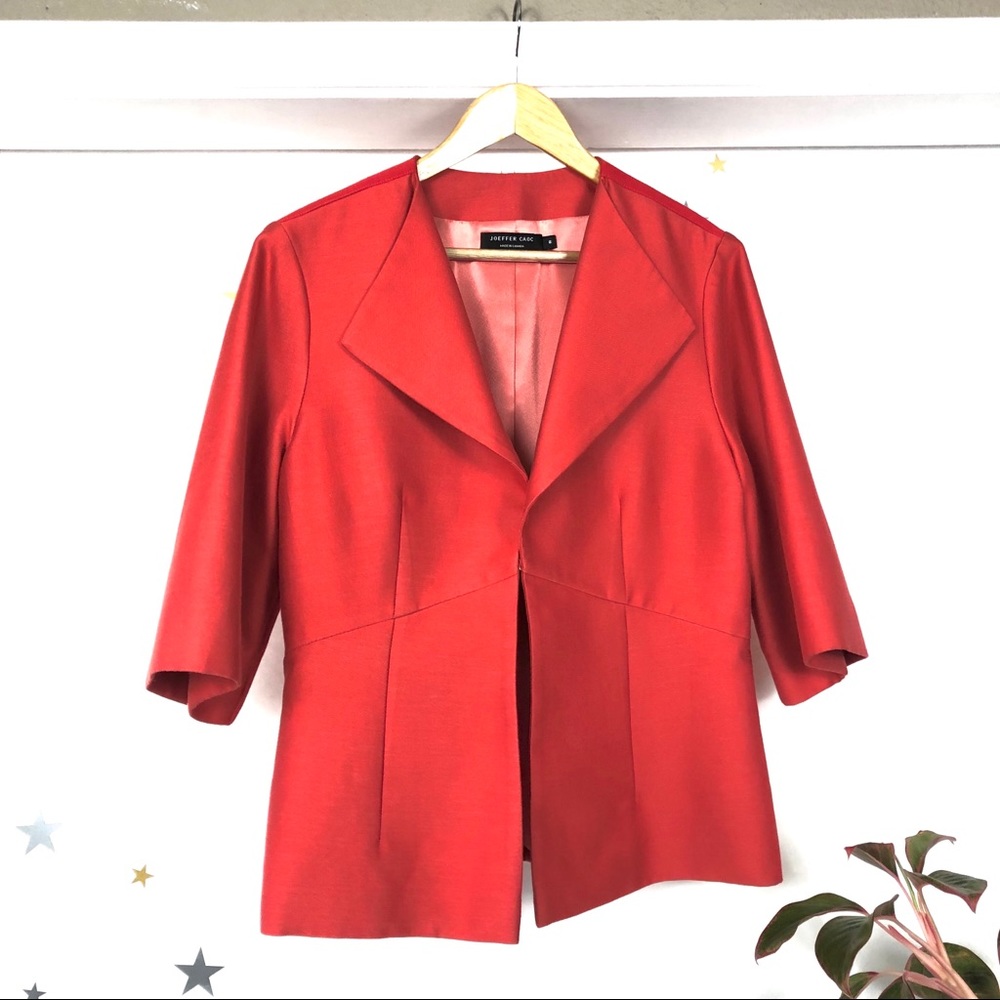Joeffer Caoc coral blazer size 8